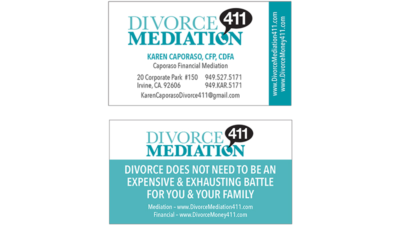 Divorce Mediation Business Card