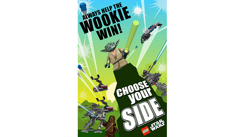Yoda Lego Poster